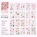 20pcs sticker book washi sticker Images of Flowers (TZB080301)