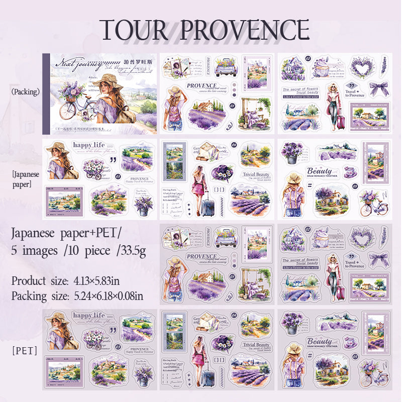 10pcs sticker book Next Stop Journey (TZB080605)