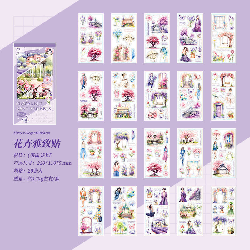 20pcs sticker book（TZB081509）