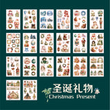 20pcs sticker book washi+PET pre-cut (TZB081602)