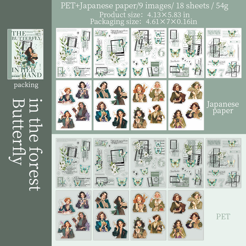 18pcs sticker book (TZB082802)