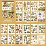 20pcs nature /magic A5 size sticker book (TZB113001)