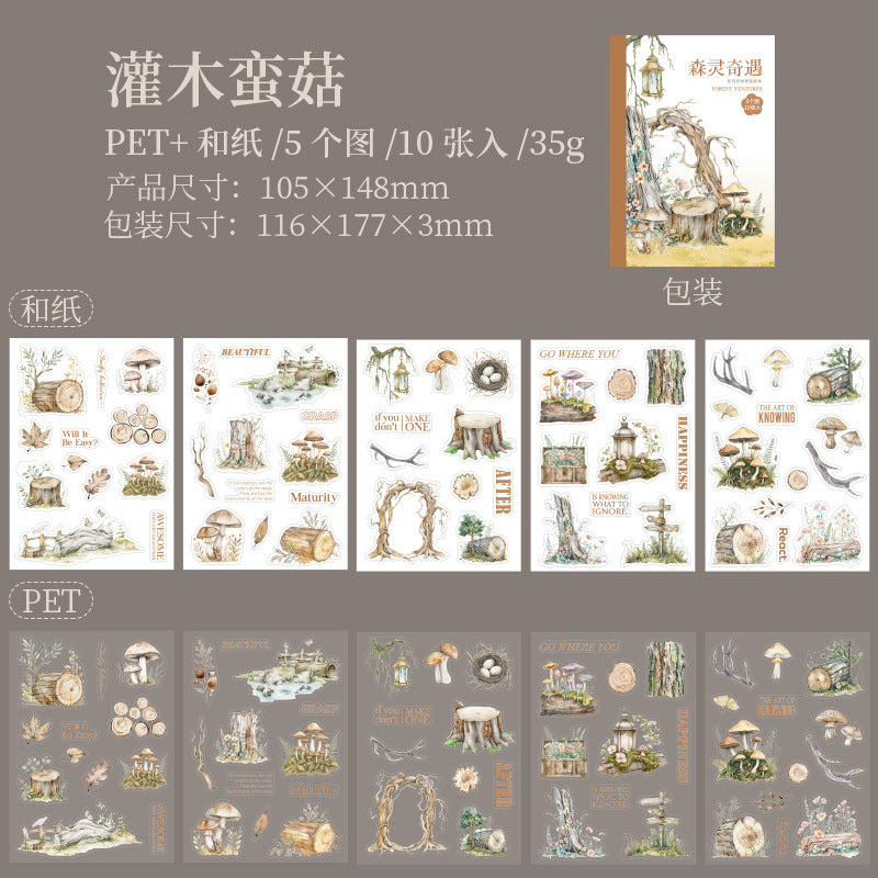 10pcs fairy sticker book (TZB121011)