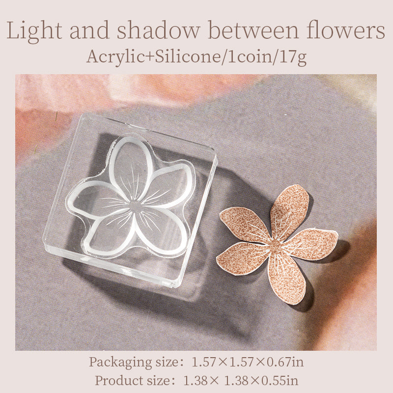 1pc Acrylic stamp Bloom for you Z07163