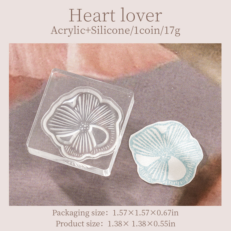 1pc Acrylic stamp Bloom for you Z07163