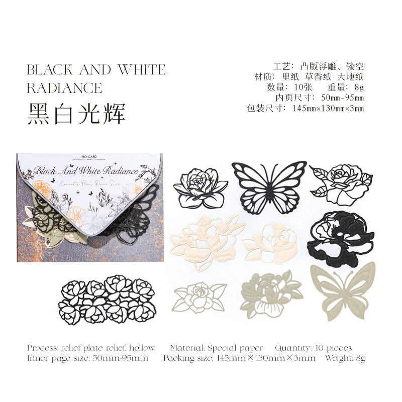 10pcs die-cut paper pack (p091714)