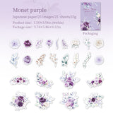 25pcs sticker pack flowers bloom （S07126）