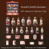 25pcs sticker pack small bottle  (s07127)