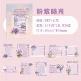 20pcs sticker pack Flower Dream (s080406)