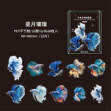 24pcs sticker pack Betta Fish (s080407)