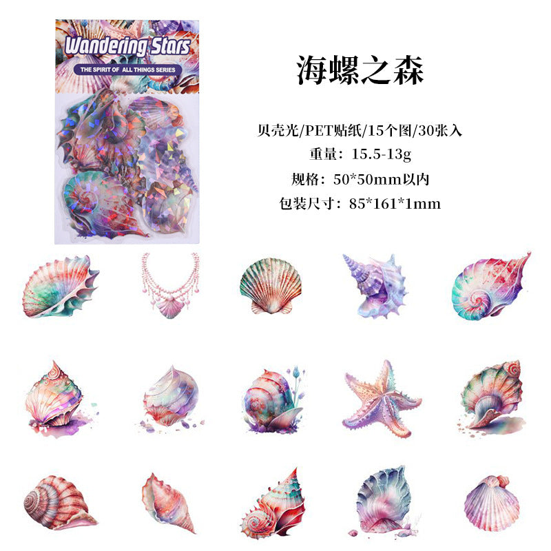 30pcs sticker pack Mermaid（s081414）