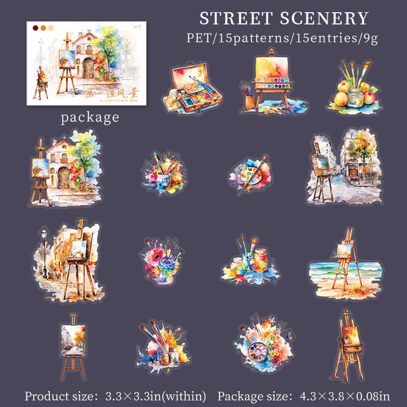 15pcs sticker pack (s101203)