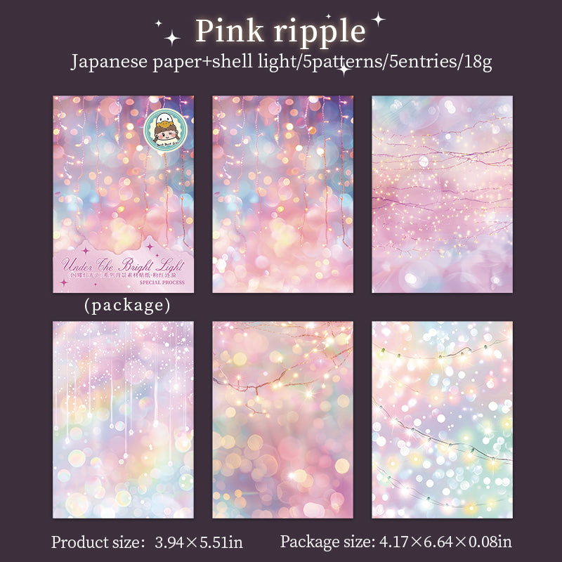 5pcs washi-sticker pack（s102504）