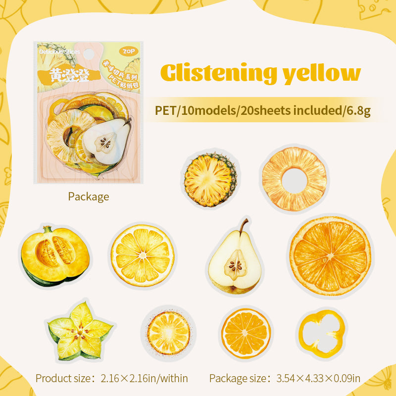 20pcs fruits sticker pack（s112901）