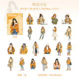 20pcs winter girl sticker pack (s120503)