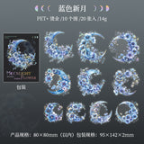 20pcs moonlight flowersticker pack (s120507)