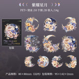 20pcs moonlight flowersticker pack (s120507)