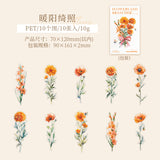 10pcs flower sticker pack (s120509)