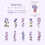 10pcs flower sticker pack (s120509)