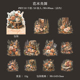 10pcs flower sticker pack（S121004）