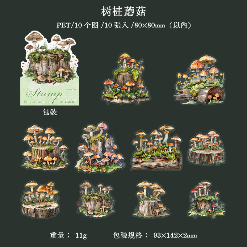 10pcs flower sticker pack（S121004）