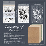 1 stamp+ 10pcs paper set  (z110501)