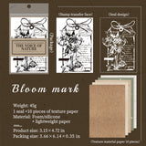 1 stamp+ 10pcs paper set  (z110501)